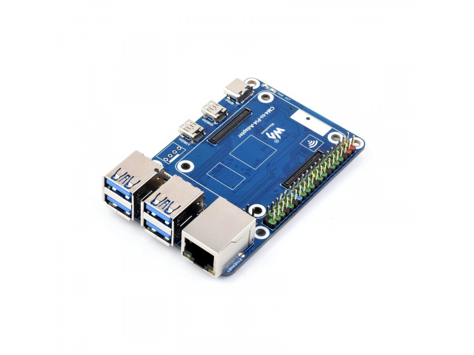 Core3566104032 Module, CM4 to Pi4B Adapter Board + 4.3inch touch Display + Camera Kit, Rockchip RK3566 Quad-core Processor, Compatible With Raspberry Pi CM4	