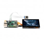 Core3566104032 Module, CM4 Base Board + 4.3inch touch Display + Camera Kit, Rockchip RK3566 Quad-core Processor, Compatible With Raspberry Pi CM4	