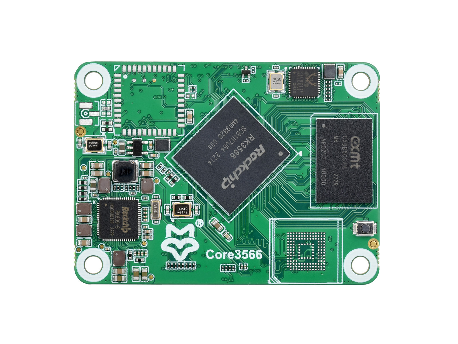 Core3566  Lite Module with 2GB RAM, without wifi, Rockchip RK3566 Quad-core Processor, Compatible With Raspberry Pi CM4