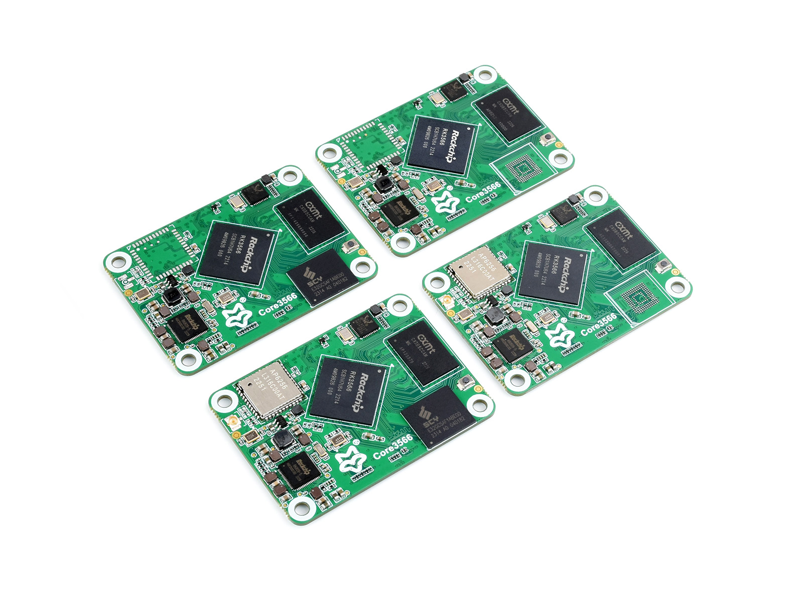 Core3566  Lite Module with 2GB RAM, without wifi, Rockchip RK3566 Quad-core Processor, Compatible With Raspberry Pi CM4