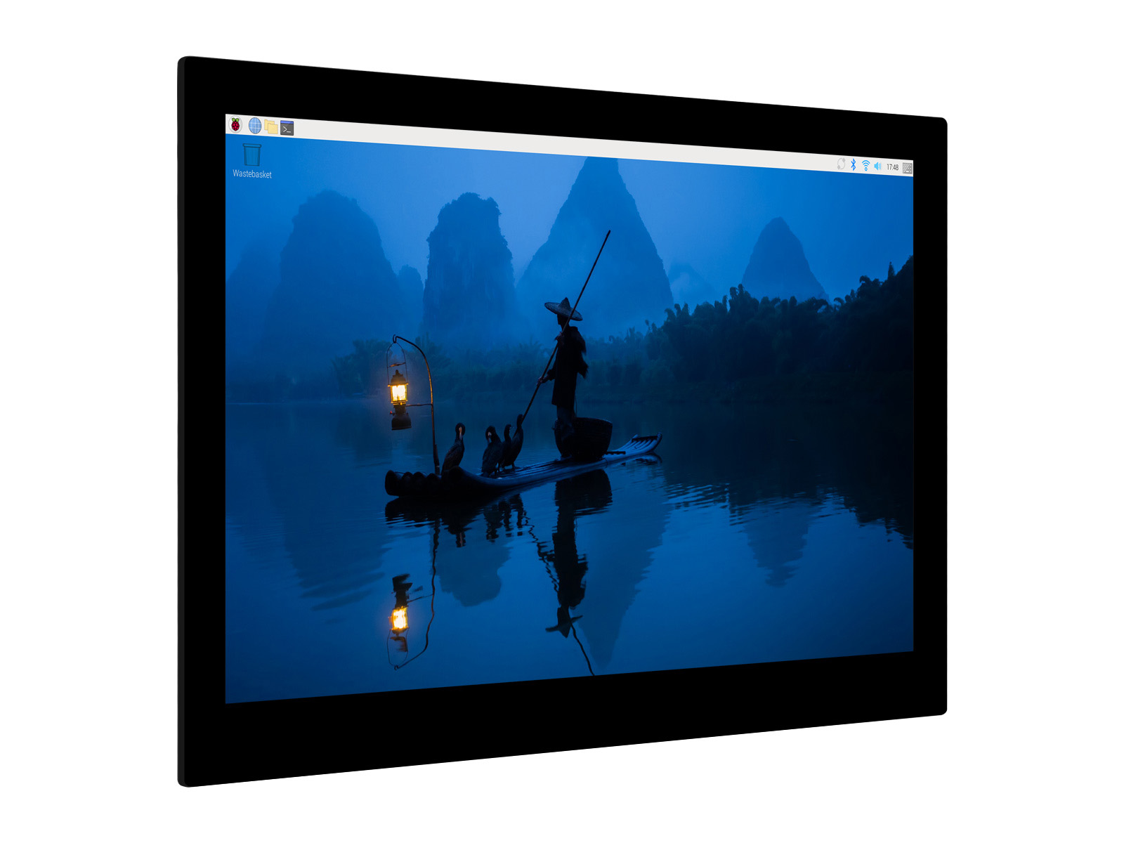 13.3inch High Resolution DSI Capacitive Touch Display, 1920 × 1080, IPS, Toughened Glass       Panel, DSI Interface, 10-Point Touch, Full Metal Back Panel