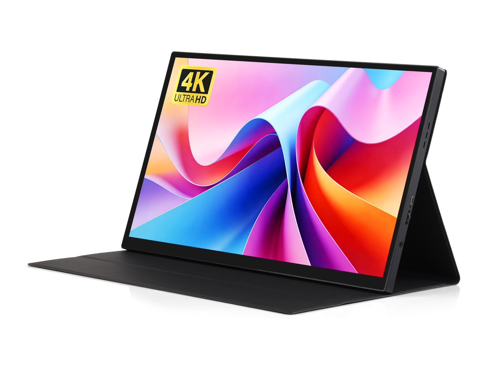Luckfox 14inch 4K Portable Touch Monitor With Magnetic Protective Case, 3840 × 2160 Resolution, HDR Support, IPS panel, Optical Bonding, 10-Point Touch