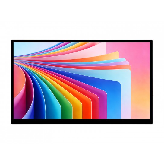 Luckfox 14inch 4K Portable Touch Monitor With Magnetic Protective Case, 3840 × 2160 Resolution, HDR Support, IPS panel, Optical Bonding, 10-Point Touch