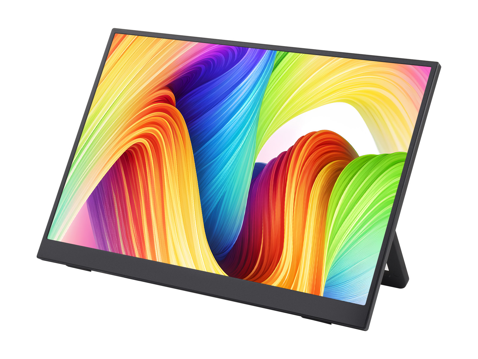 14inch Portable Monitor with Stand, Thin and Light Design, IPS screen, 1920 × 1200 Full HD, 100%sRGB High Color Gamut, Supports HDR, No Touch