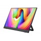 15.6inch Portable Monitor with Stand, Thin and Light Design, IPS screen, 1920x1080 Full HD, 100%sRGB High Color Gamut, Supports HDR, No Touch