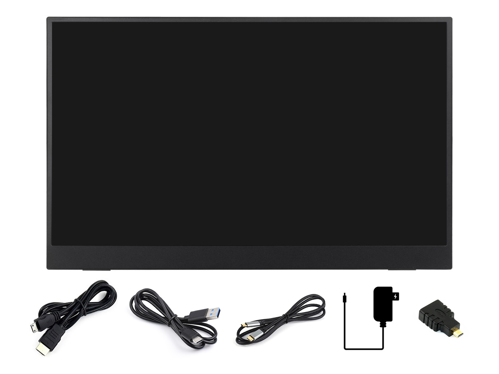 15.6inch Portable Monitor with Stand, Thin and Light Design, IPS screen, 1920x1080 Full HD, 100%sRGB High Color Gamut, Supports HDR, No Touch