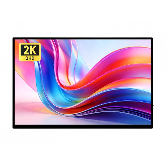 Luckfox 16inch 2K Portable Touch Monitor With Magnetic Protective Case, 2560 × 1600 Resolution, HDR 165Hz Refresh Rate, IPS panel, Optical Bonding, 10-Point Touch