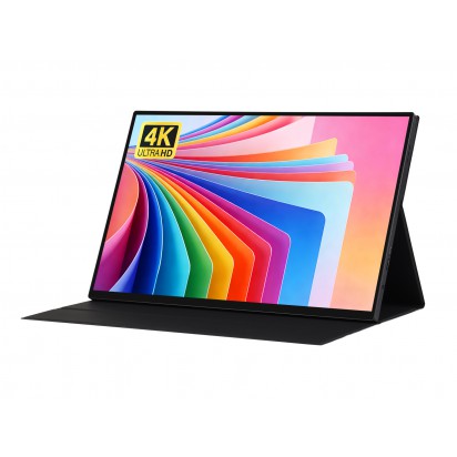 Luckfox 16inch 4K Portable Touch Monitor With Magnetic Protective Case, 3840 × 2400 Resolution, HDR 120Hz Refresh Rate, IPS panel, Optical Bonding, 10-Point Touch