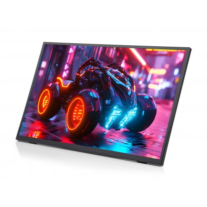 18.5inch Portable Monitor with Stand, Thin and Light Design, IPS screen, 1920x1080 Full HD, 108%sRGB High Color Gamut, 120Hz High Refresh Rate, Supports HDR, No Touch