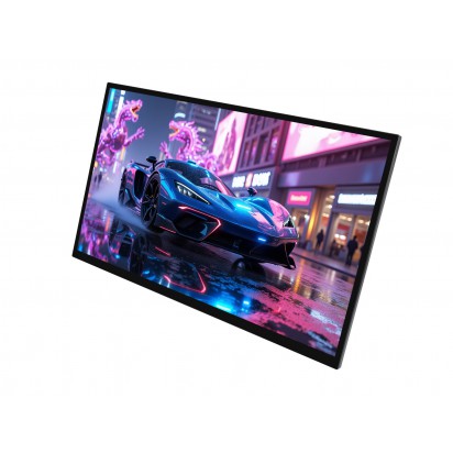 Luckfox 18.5inch Touch Monitor With Stand, 1920 × 1080 Resolution, 120Hz Refresh Rate, Mini HDMI / Type-C Display Ports, IPS Screen, 10-Point Touch