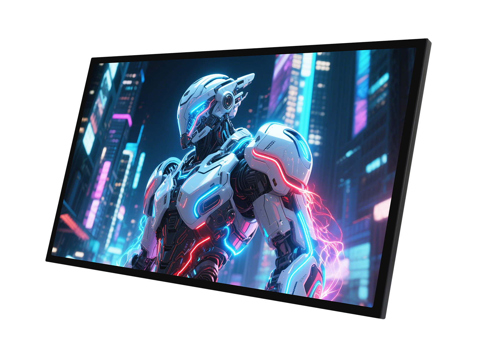 Luckfox 21.5inch IPS Touch Monitor with foldable stand, 1920 × 1080 resolution, 144Hz refresh rate, 10-point capacitive touch