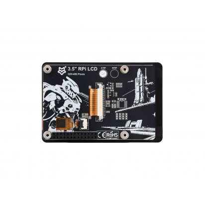 3.5inch Capacitive Touch Display for Raspberry Pi, IPS Panel, 320×480 Resolution, 5-point Touch, Toughened Glass Panel