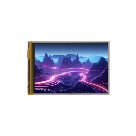 3.5inch Resistive Touch Display for Raspberry Pi, IPS Panel, 320×480 Resolution, 5-point Touch