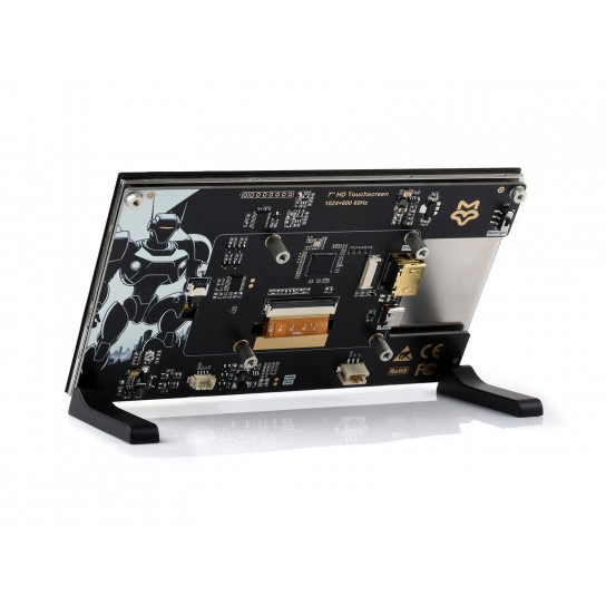 Touchscreen monitors - 7inch HD Capacitive Touch Screen LCD 1024×600 Resolution, HDMI, IPS, Multi-Point Touch