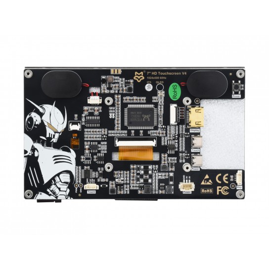 7inch HD Capacitive Touch Screen V4, 1024×600 Resolution, HDMI