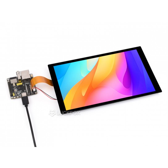 8inch DSI Capacitive Touch Display, 800×1280, IPS Panel, Optical Bonding Toughened Glass Panel, 10-Point Touch
