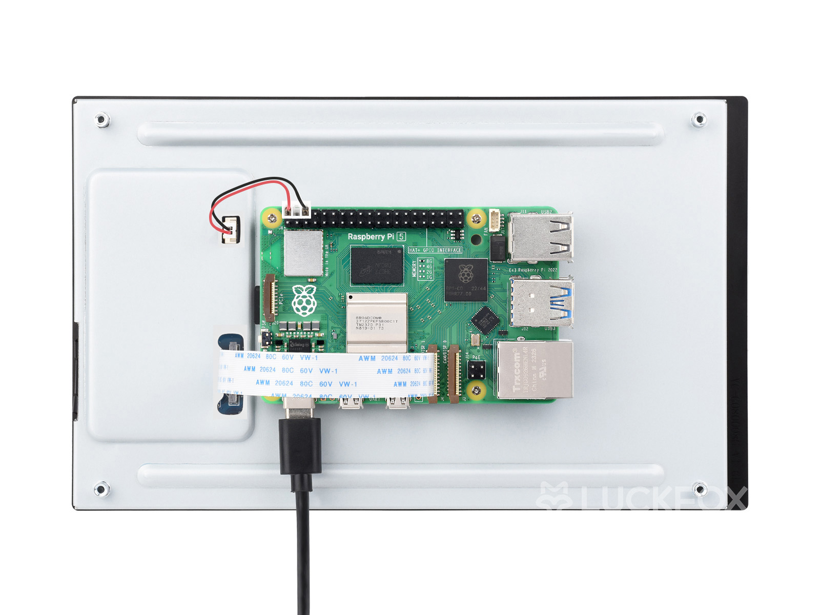 8inch DSI Capacitive Touch Display, 800×1280, IPS Panel, Optical Bonding Toughened Glass Panel, 10-Point Touch
