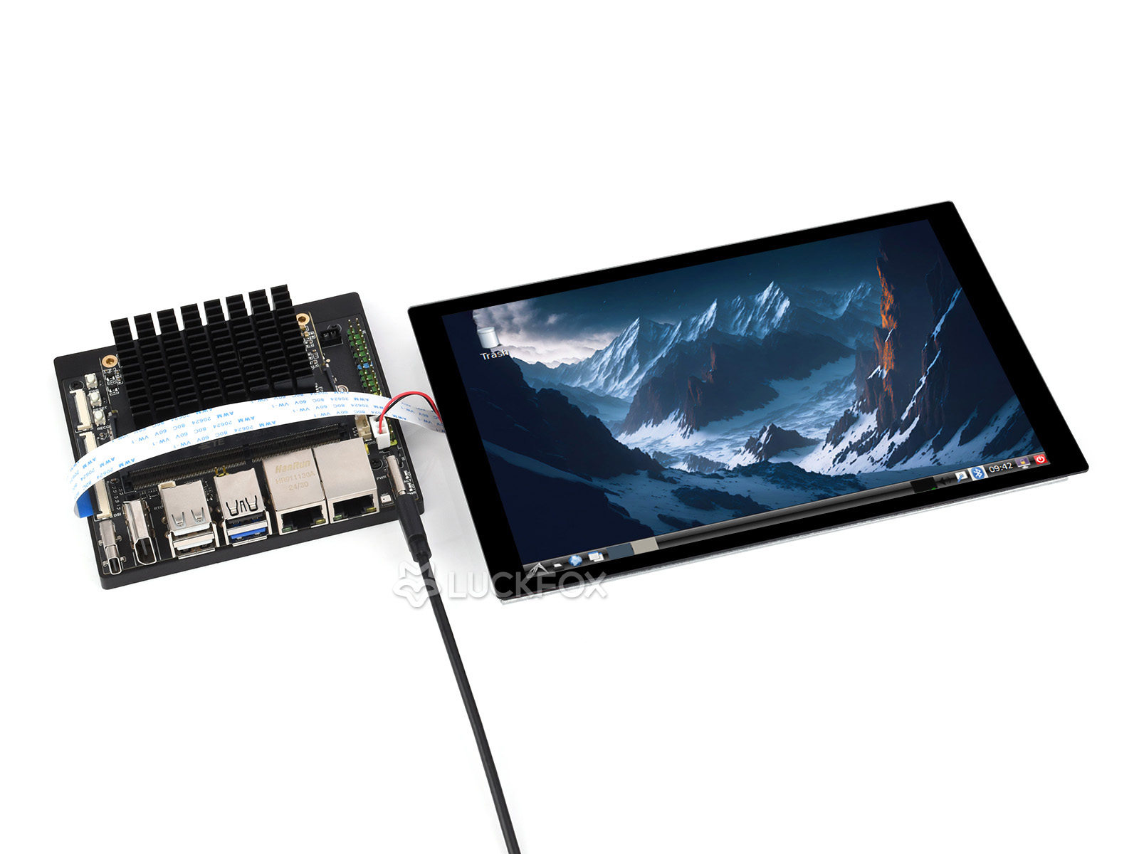 8inch DSI Capacitive Touch Display, 800×1280, IPS Panel, Optical Bonding Toughened Glass Panel, 10-Point Touch