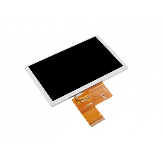 5inch IPS LCD Display, 5" 800×480 High Resolution IPS LCD Panel, RGB Interface, IPS Screen, 800×480, Full Color, Wide Viewing Angle