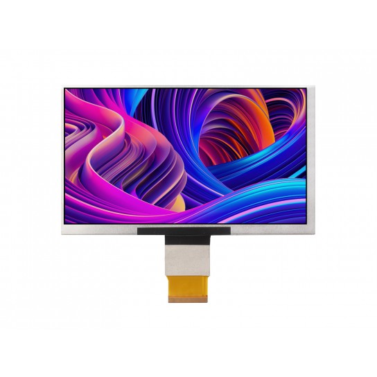 7inch IPS LCD Display, 7" 1024×600 High Resolution IPS LCD Panel, RGB Interface, IPS Screen, Full Color, Wide Viewing Angle