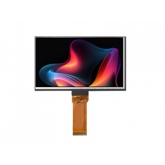 7inch IPS LCD Display, 7" 800×480 High Resolution IPS LCD Panel, RGB Interface, IPS Screen, 800×480, Full Color