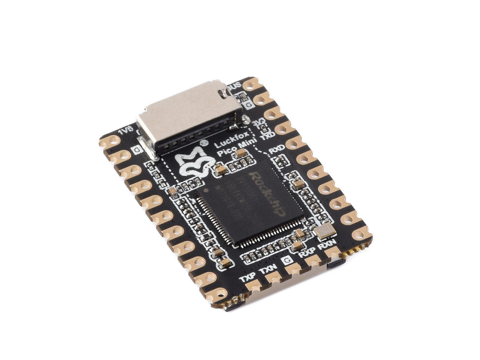 Luckfox Pico Mini A RV1103 Linux Micro Development Board, Integrates ARM Cortex-A7/RISC-V MCU/NPU/ISP Processors, onboard 64MB memory