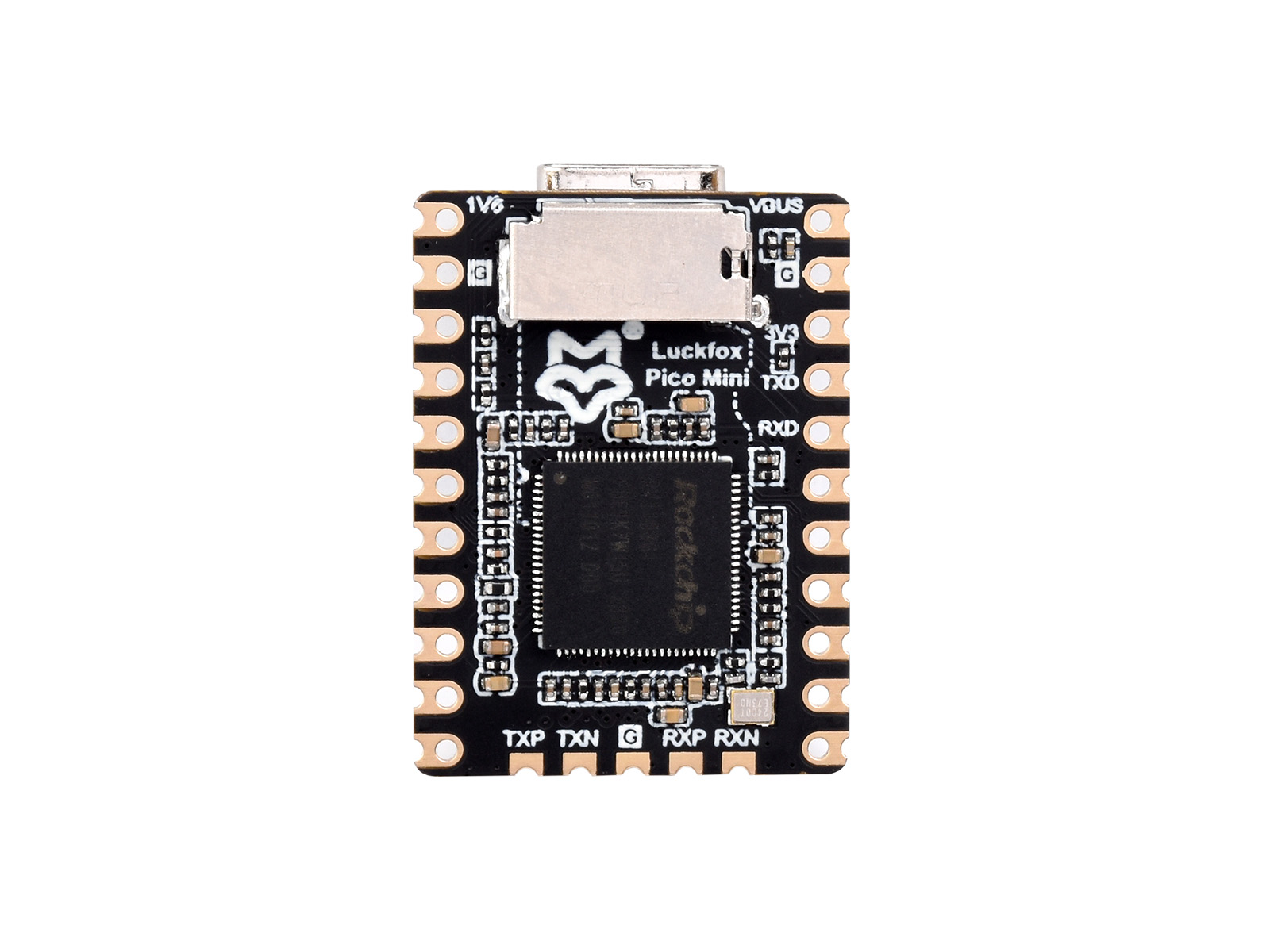 Luckfox Pico Mini A RV1103 Linux Micro Development Board, Integrates ARM Cortex-A7/RISC-V MCU/NPU/ISP Processors, onboard 64MB memory