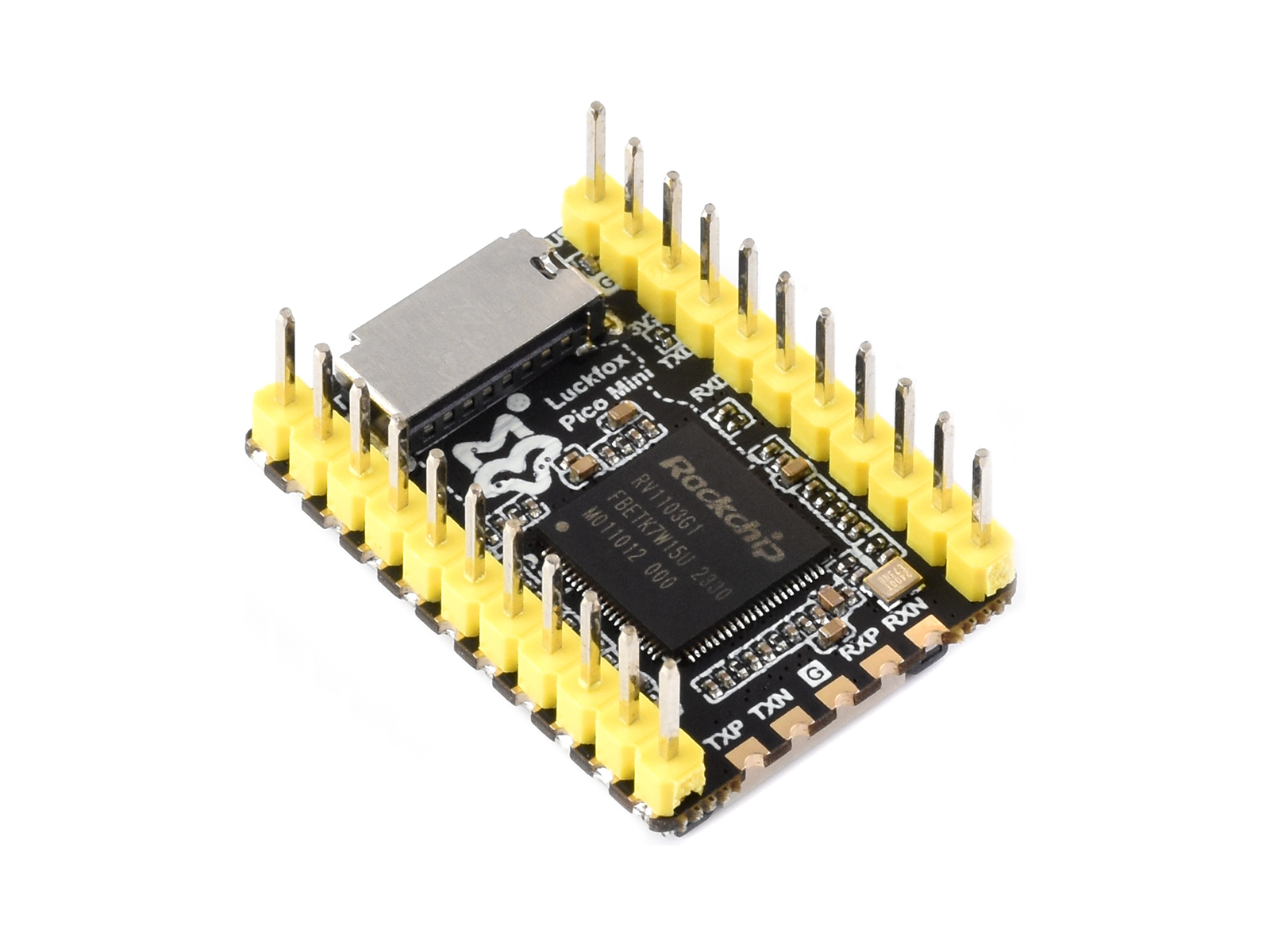 Luckfox Pico Mini A RV1103 Linux Micro Development Board, Integrates ARM Cortex-A7/RISC-V MCU/NPU/ISP Processors, onboard 64MB memory