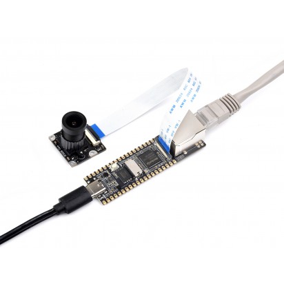 LuckFox Pico Plus RV1103 Linux Micro Development Board, Integrates ARM Cortex-A7/RISC-V MCU/NPU/ISP Processors, With Ethernet Port