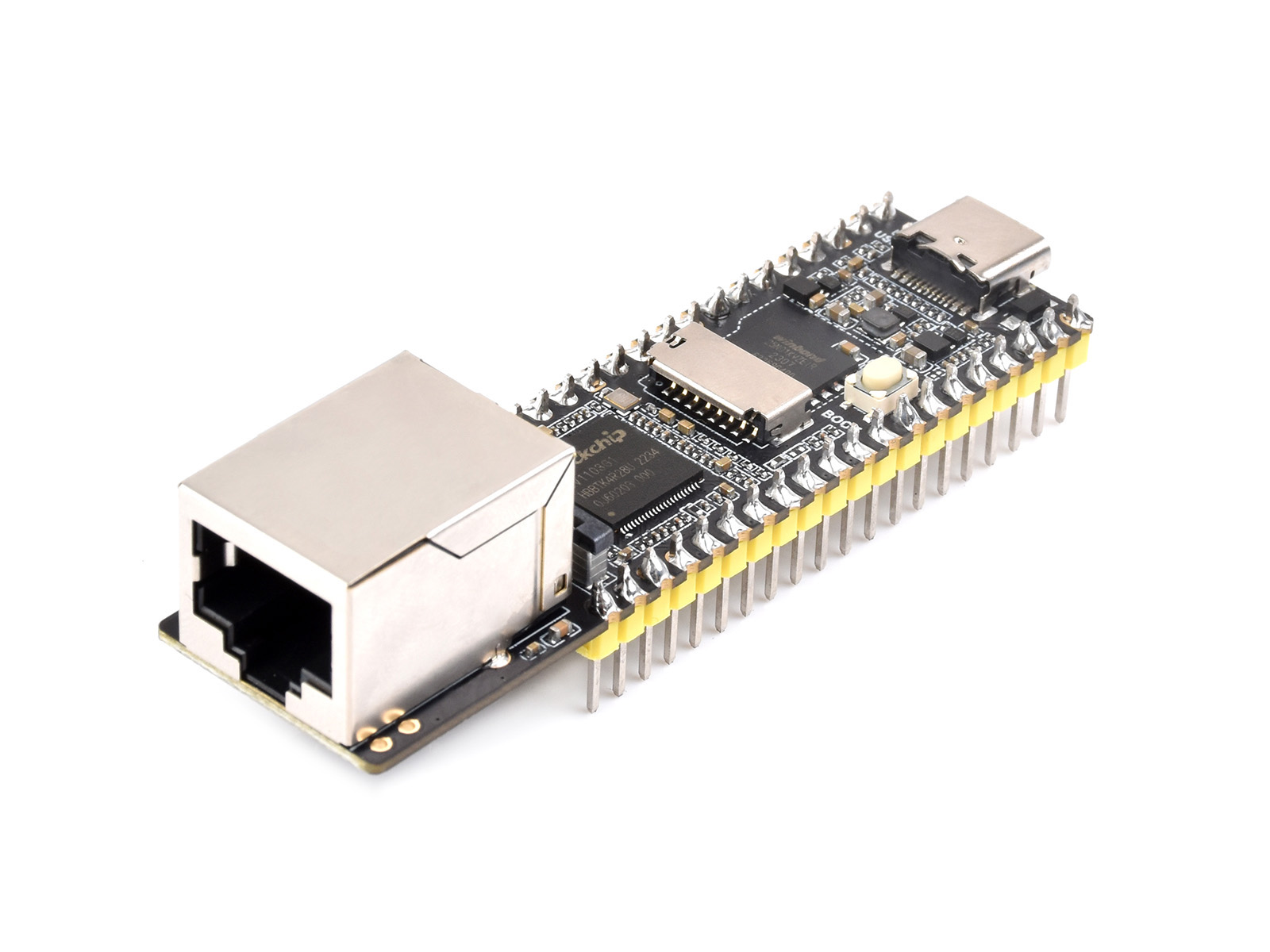 LuckFox Pico Plus RV1103 Linux Micro Development Board, Integrates ARM Cortex-A7/RISC-V MCU/NPU/ISP Processors, With Ethernet Port