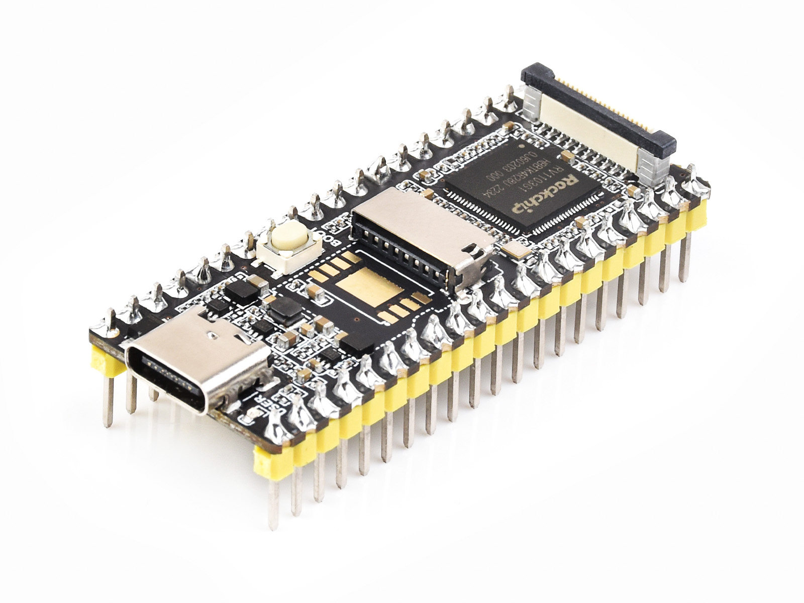 LuckFox Pico RV1103 Linux Micro Development Board, Integrates ARM Cortex-A7/RISC-V MCU/NPU/ISP Processors