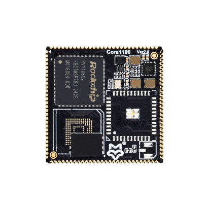 Luckfox Core1106 Core Board Based On Rockchip RV1106 Chip, 8GB eMMC/256MB SPI NAND, Integrates ARM Cortex-A7/RISC-V MCU/NPU/ISP Processors