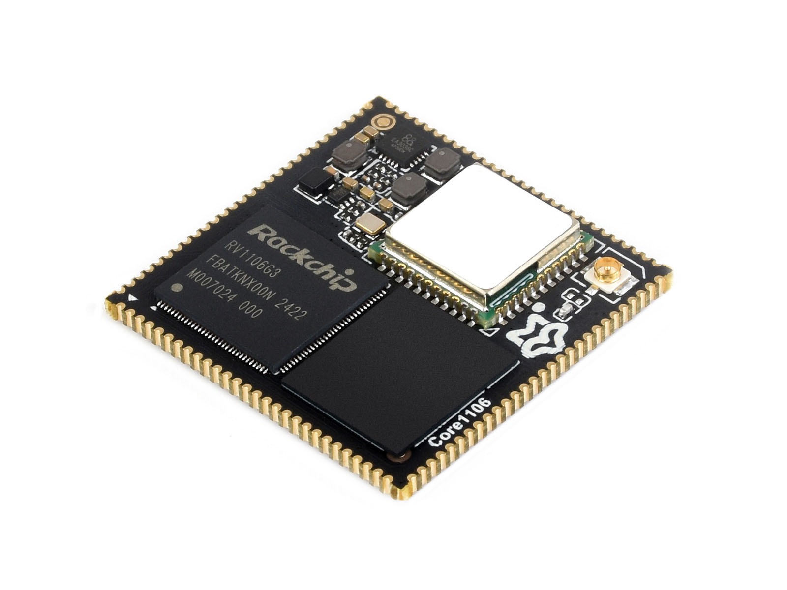 Luckfox Core1106 Core Board Based On Rockchip RV1106 Chip, 8GB eMMC, Integrates ARM Cortex-A7/RISC-V MCU/NPU/ISP Processors