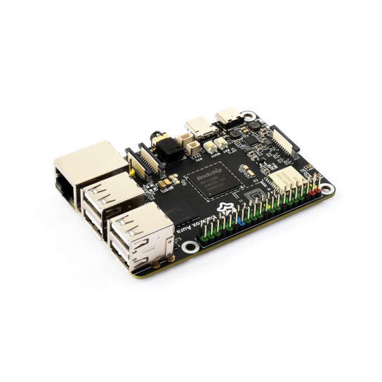 Luckfox Aura High-Performance Linux Development Board, Rockchip RV1126B Quad-Core 1.6GHz Processor, 3 TOPS Computing Power, 4K Encoding And Decoding, Options For RAM And eMMC