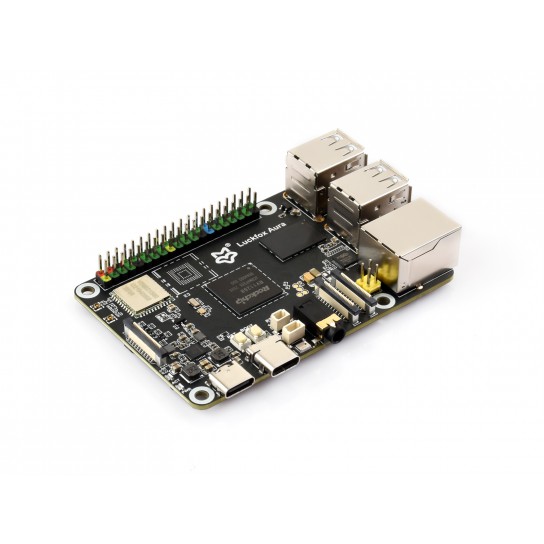 Luckfox Aura High-Performance Linux Development Board, Rockchip RV1126B Quad-Core 1.6GHz Processor, 3 TOPS Computing Power, 4K Encoding And Decoding, Options For RAM And eMMC