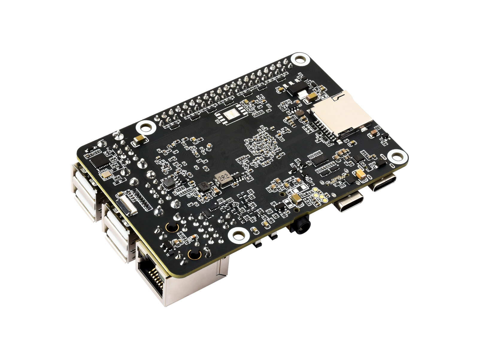 Luckfox Aura High-Performance Linux Development Board, Rockchip RV1126B Quad-Core 1.6GHz Processor, 3 TOPS Computing Power, 4K Encoding And Decoding, Options For RAM And eMMC