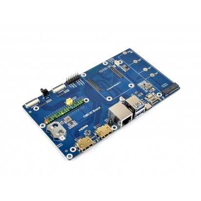 Luckfox CM5 IO Board For Compute Module 5, Dual HDMI Ports, Dual USB3.0 Ports, PoE Gigabit Ethernet RJ45 connector, PCIe M.2 Slot, for all Variants of CM5