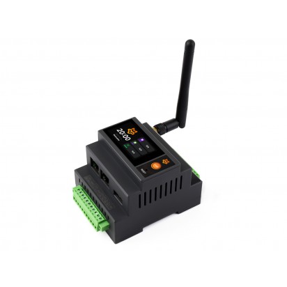 Luckfox Lyra PLC, Core3506-based Linux Programmable Logic Controller with 1.9-inch LCD Touchscreen, Extensive Industrial I/O and Remote Management