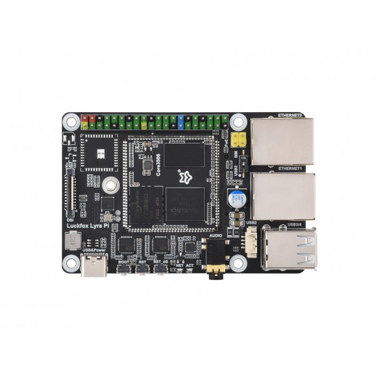 Luckfox Lyra Pi Linux Micro Development Board, Based On Luckfox Core3506 Core Board, Integrates Triple-core ARM Cortex-A7 and ARM Cortex-M0 Processors