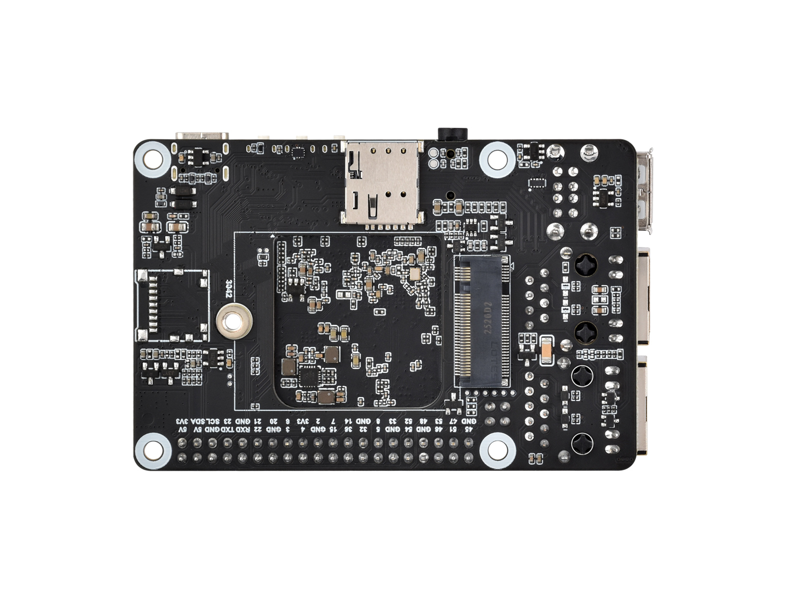 Luckfox Lyra Pi Linux Micro Development Board, Based On Luckfox Core3506 Core Board, Integrates Triple-core ARM Cortex-A7 and ARM Cortex-M0 Processors