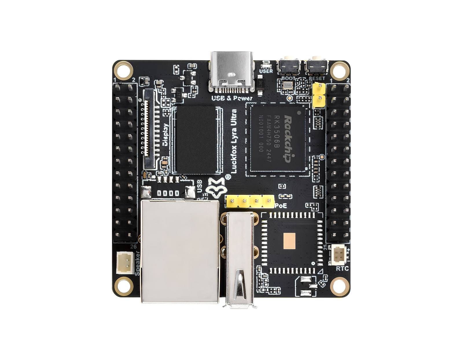 Luckfox Lyra Ultra RK3506B Linux Micro Development Board, Onboard 8GB eMMC