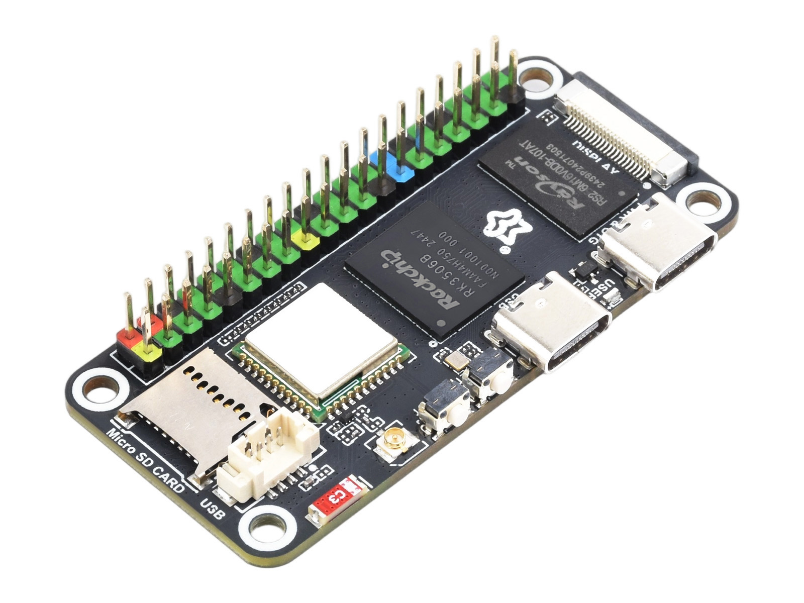 Luckfox Lyra Zero W Micro Linux Development Board Based On RK3506B Chip, Integrated With Triple-core Arm Cortex-A7 And Arm Cortex-M0 Processors