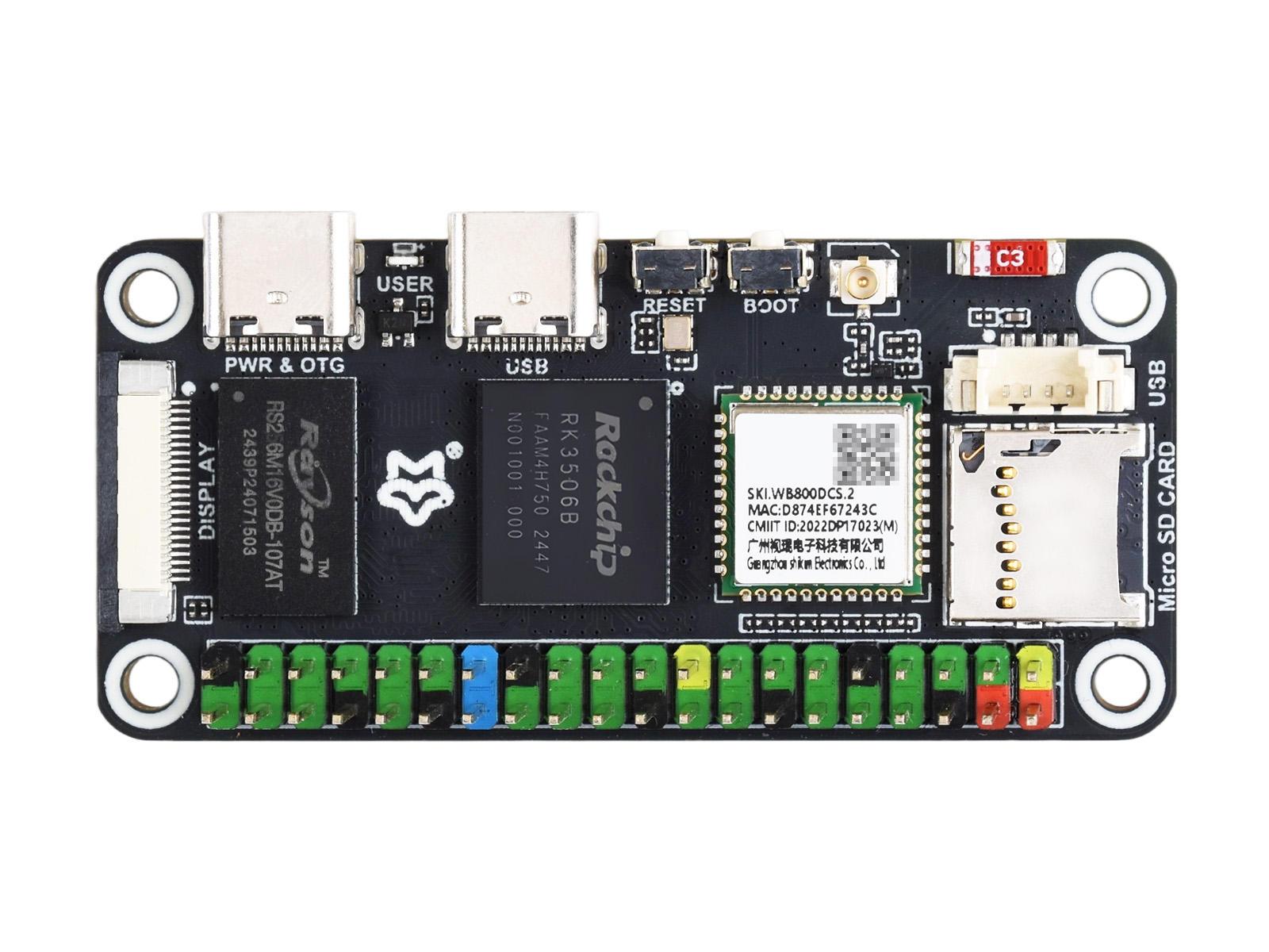Luckfox Lyra Zero W Micro Linux Development Board Based On RK3506B