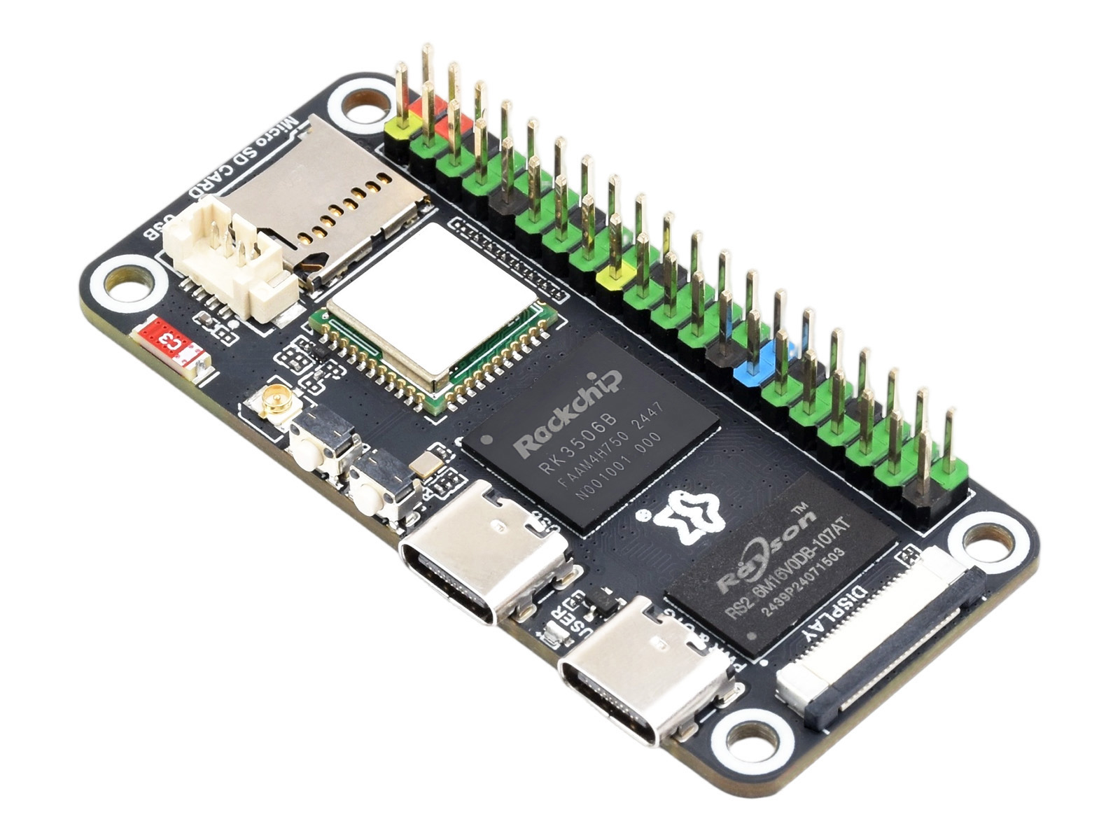 Luckfox Lyra Zero W Micro Linux Development Board Based On RK3506B Chip, Integrated With Triple-core Arm Cortex-A7 And Arm Cortex-M0 Processors