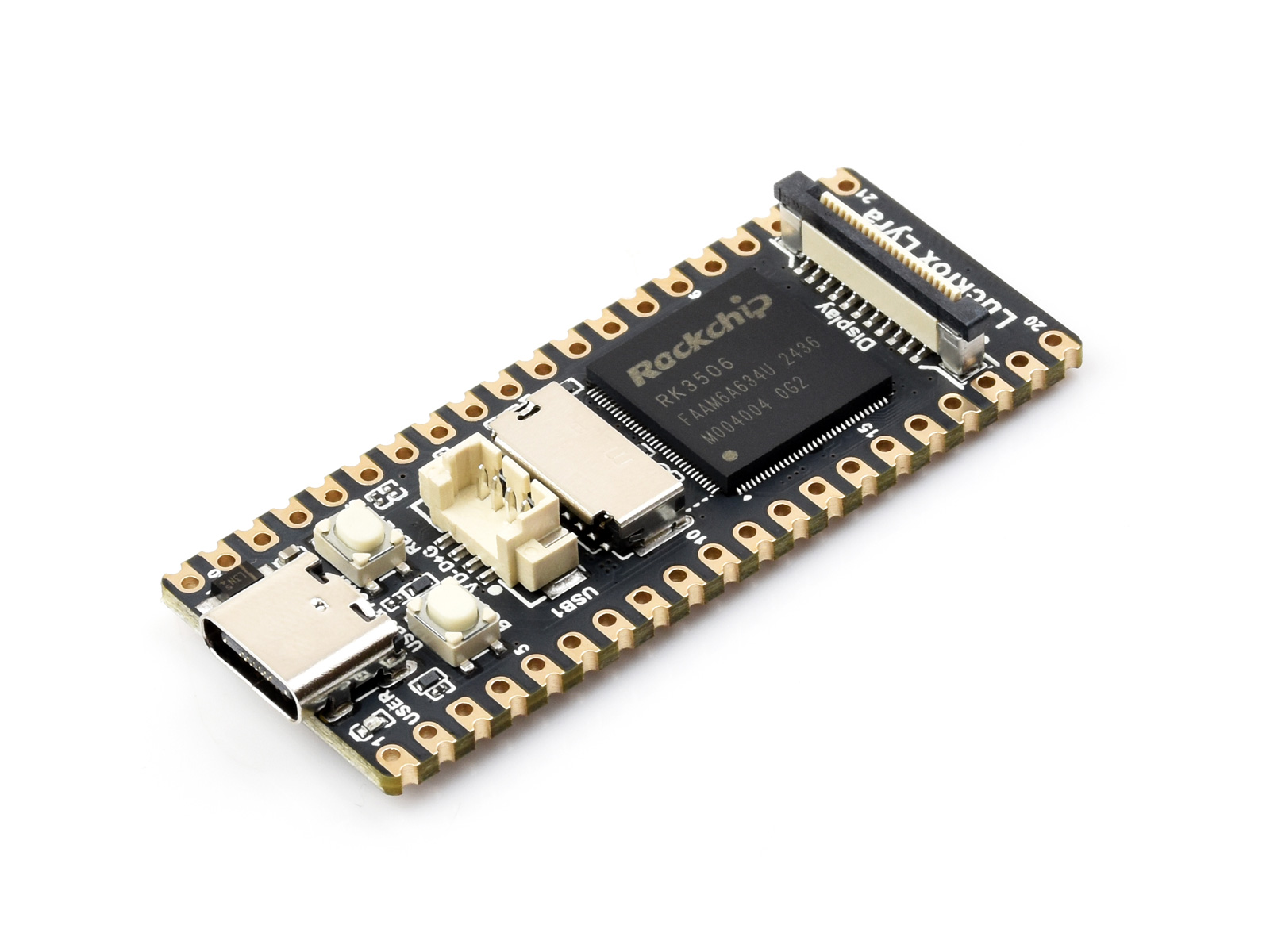 Luckfox Lyra RK3506G2 Linux Micro Development Board, Integrates Tripe-core ARM Cortex-A7 and ARM Cortex-M0 Processors