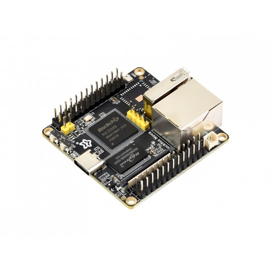 Luckfox Nova Micro Development Board, Based On Rockchip RK3308B, 8GB eMMC, Integrated High-Performance Audio Codec, Optional for Wireless / PoE Module