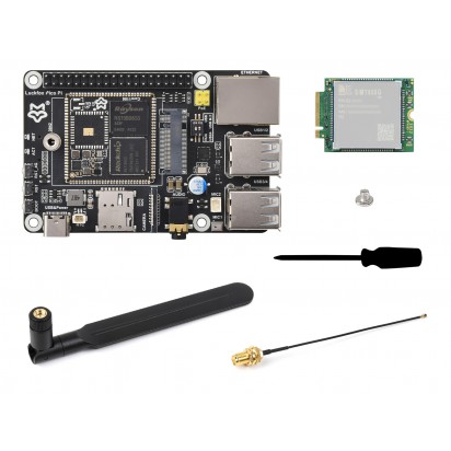 Luckfox Pico Pi Linux Micro Development Board, Based On Luckfox Core1106, 8GB eMMC, Supports Intelligent Encoding, Built-in Self-developed Third-generation ISP3.2, Up To 5MP Image Processing, Optional for Wireless / 4G Module