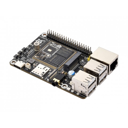 Luckfox Pico Pi Linux Micro Development Board, Based On Luckfox Core1106, 8GB eMMC, Supports Intelligent Encoding, Built-in Self-developed Third-generation ISP3.2, Up To 5MP Image Processing, Optional for Wireless / 4G Module