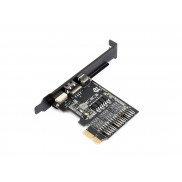 Luckfox PicoKVM Ext Expansion Board, Compatible With PCIe ×1 / ×4 / ×8 / ×16 Slots, Adapting Motherboard USB Ports, Works With Luckfox PicoKVM For Remote Power Management