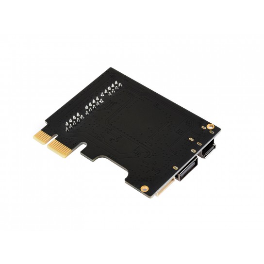 Luckfox PicoKVM Ext Expansion Board, Compatible With PCIe ×1 / ×4 / ×8 / ×16 Slots, Adapting Motherboard USB Ports, Works With Luckfox PicoKVM For Remote Power Management